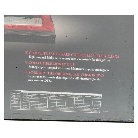 Scarface DVD Anniversary Boxset New Sealed inclu Lobby Cards Money Clip Plus NEW - Picture 5 of 8